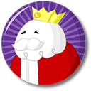 Badge The King Of Town Icon 128x128 png